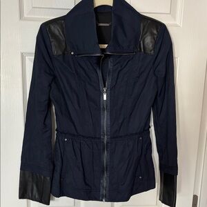 Women's Navy and Black Jacket